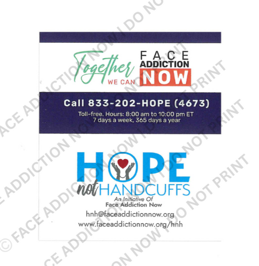 Hope Not Handcuffs Business Cards